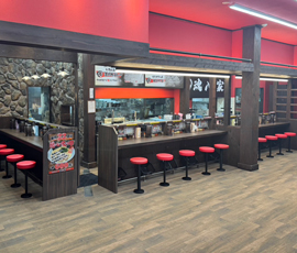 つくば 魂心家店内